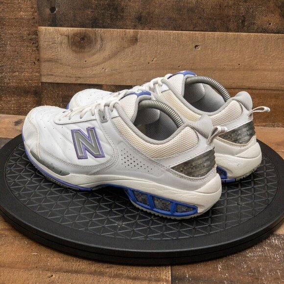 NEW BALANCE 806 WOMENS ATHLETIC SHOES WHITE LEATHER RUNNING WALKING SIZE 11D - Picture 6 of 9